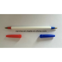 2016 Stick Kugelschreiber mit Doppelspitze rot und blau